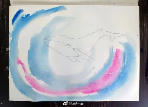 鲲|纯艺术|绘画|马行画彩铅 - 原创作品 - 站酷 (zcool)