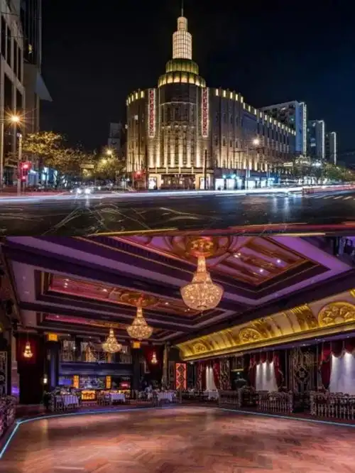 修缮后的百乐门保留了三十年代的上海风情,如今已成为老上海的时代