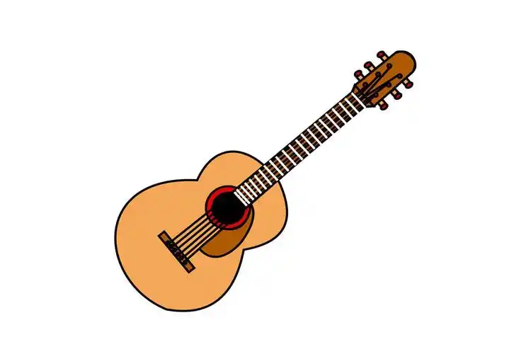 简笔画吉他 简笔画吉他的画法