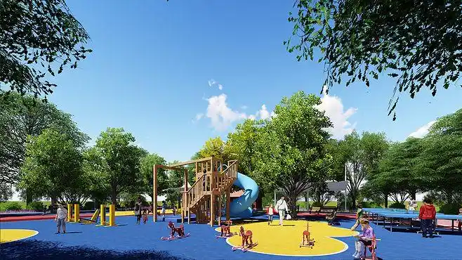 原创设计,lumion儿童活动场地设计