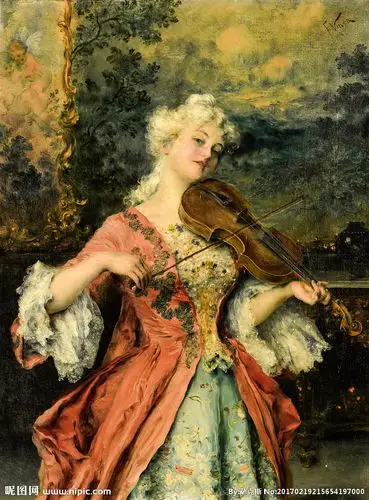 古典风景画图片