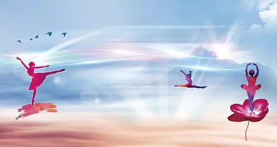 水彩风简约舞蹈培训海报背景素材psdjpg街舞跳舞舞蹈背景海报psdjpg