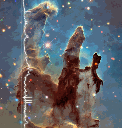 宇宙作曲大师的神作来折叠宇宙用耳朵看到哈勃望远镜