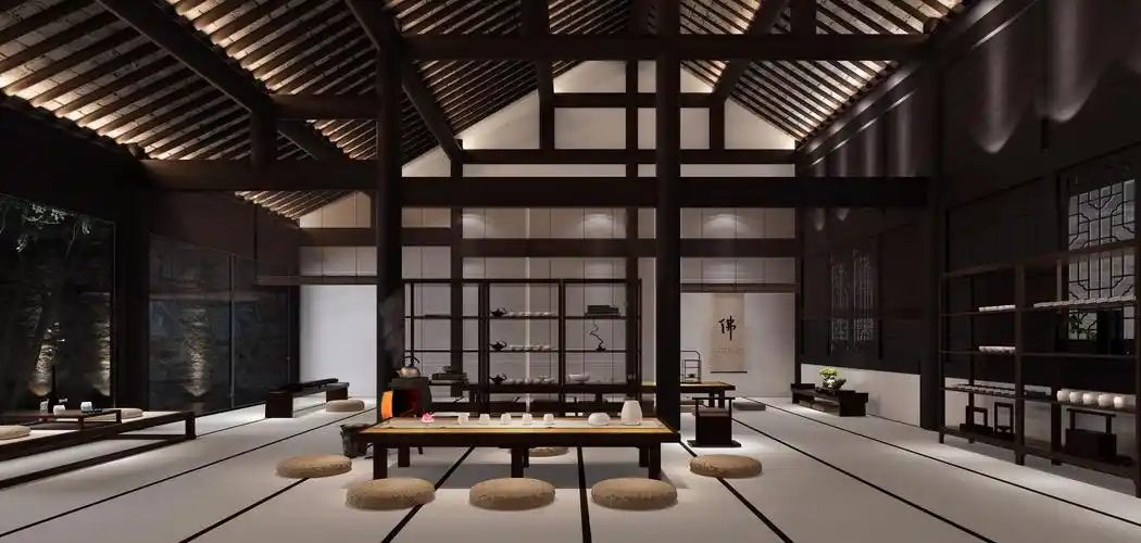 禅意小茶室-苡芯软装设计视觉表现