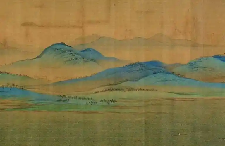 欣赏中国十大传世名画千里江山图