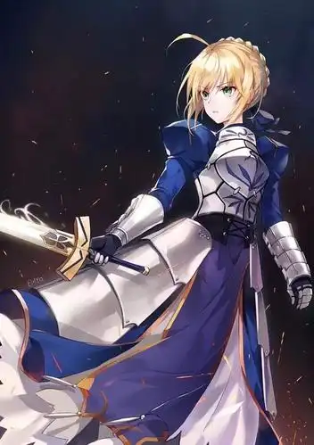 手机动漫壁纸 吾王saber