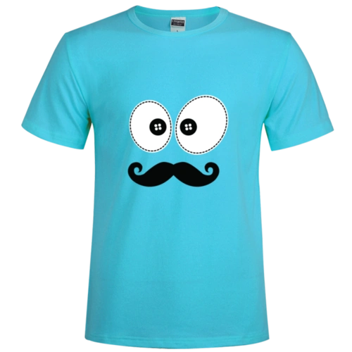 时尚大胡子先生时尚修身纯棉t恤男款