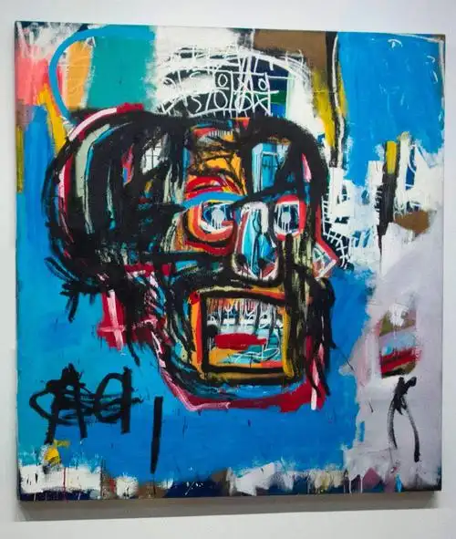 让米切尔巴斯奎特画作《无题》 (1982) (图片来源: getty images)