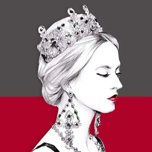 戴皇冠女王卡通头像_戴皇冠女王卡通头像图片大全