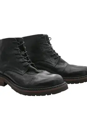 手工底靴子马丁男靴高帮休闲男士皮鞋inchvin洋葱大叔家淘宝店浙江