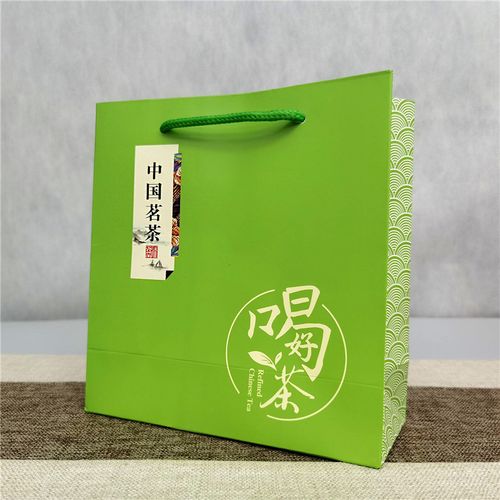 中国茗茶包装袋手提袋纸袋通用茶叶礼品袋小号加厚礼品袋