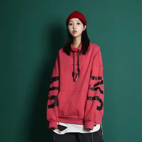 oversize外套女bf风 街头 学生