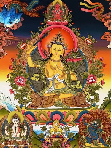 文殊菩萨五髻真言 mp3 文殊菩萨真言 文殊师利菩萨五髻根本陀罗尼 mp3