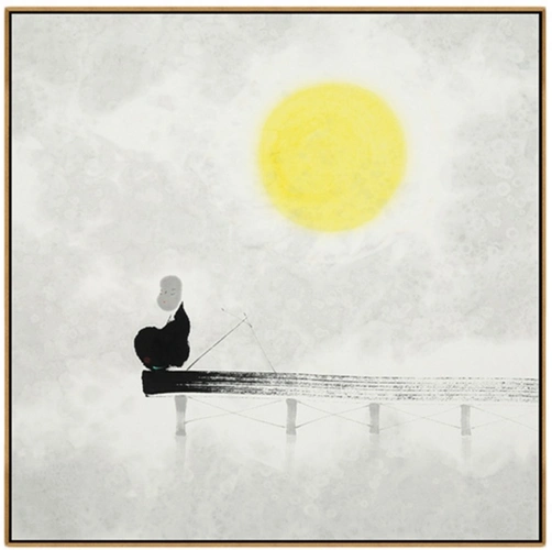 中式禅意小和尚装饰画