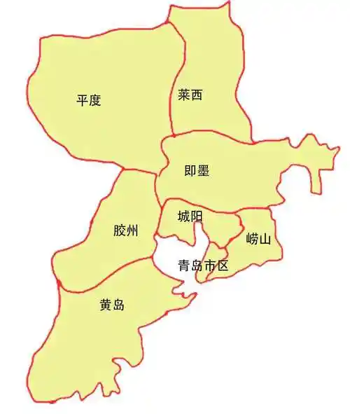 建国后青岛市行政区划变迁