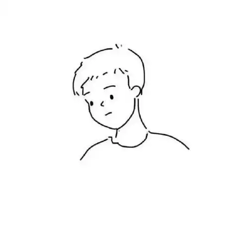 进来拿男头极简黑白线条男生头像