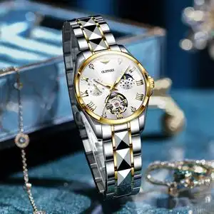 新款瑞士十大品牌古浪琴海手表女士机械表陀飞轮夜光正品名牌女表