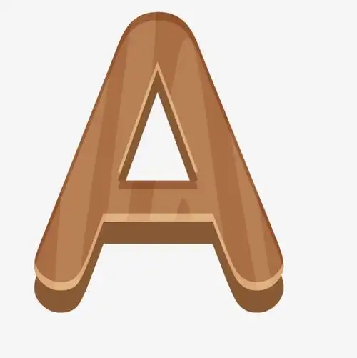 卡通手绘英文字母a