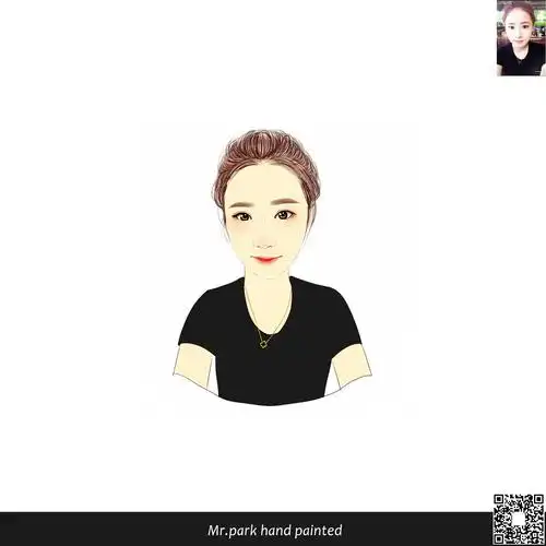 人物肖像照片转手绘手绘画像微信头像q版漫画