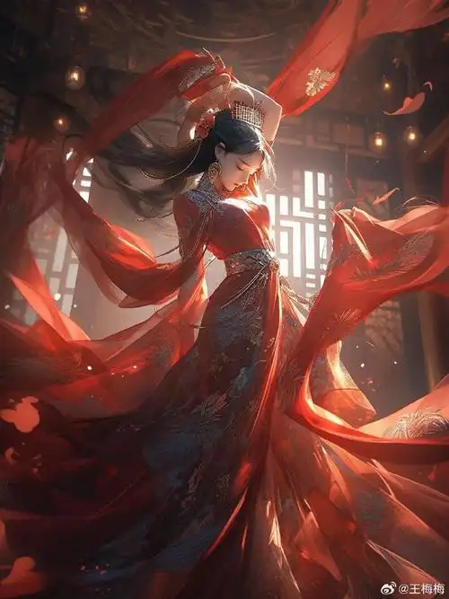 长月烬明##舞蹈##九女飞天##二次元##动漫##遇见美好