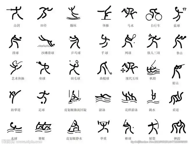 运动项目标志图片