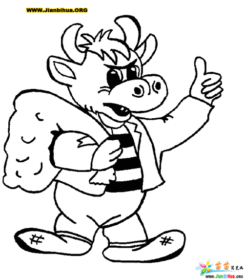 牛的简笔画牛的简笔画卡通可爱