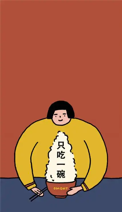 一组减肥的可爱搞笑空间壁纸 愿所有的女孩狂吃不胖