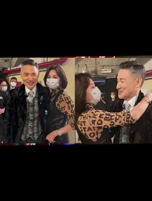 刘嘉玲去看张学友演唱会了!后台热情拥抱,男神唱跳一晚上好敬业