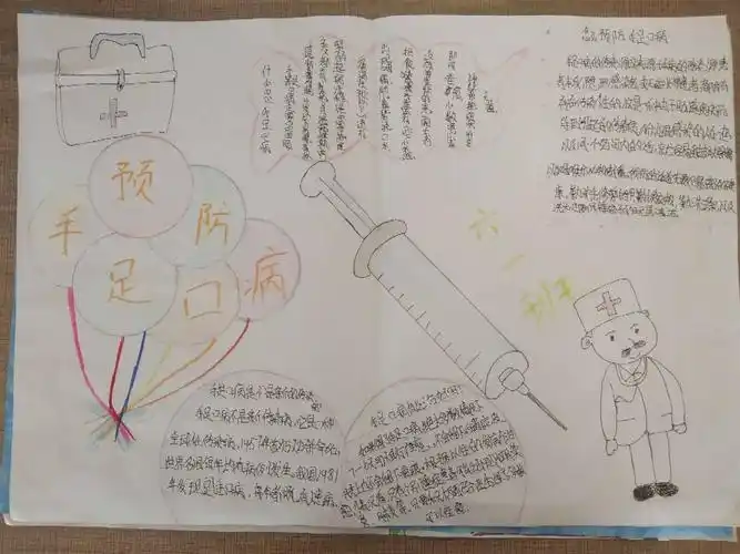 幼儿园手足口知识手抄报幼儿园手抄报