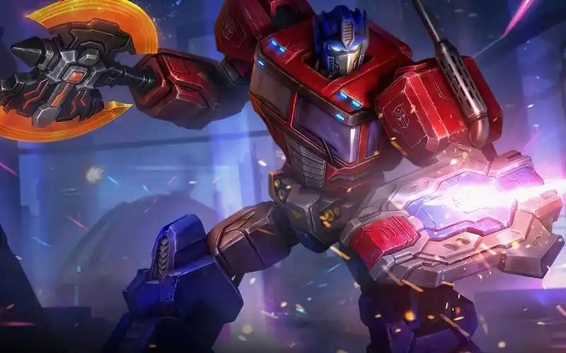 mlbb【疑犯_yifan】变形金刚:擎天柱皮肤展示