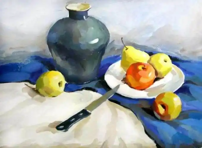 水粉画静物水粉画静物临摹