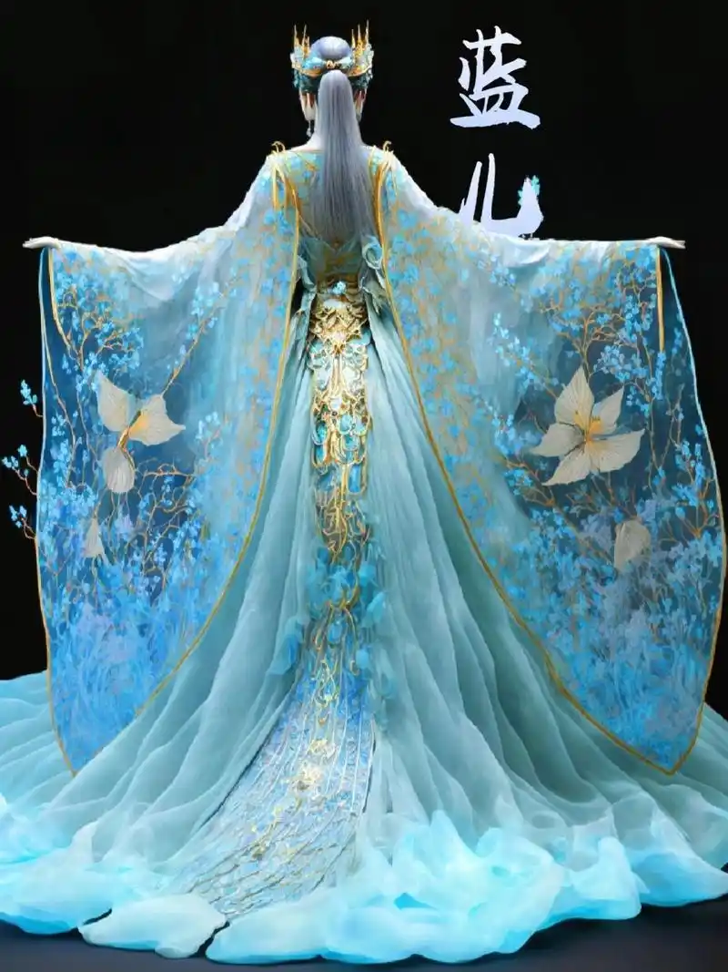 七仙女:神话传说中玉帝的七个女儿.