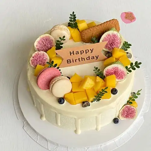 8寸水果蛋糕草莓蛋糕氛围水果蛋糕系列图