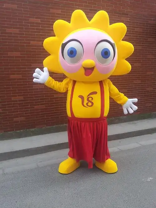 卡通人偶星期八太阳小镇 行走促销人偶服装 企业定制吉祥物