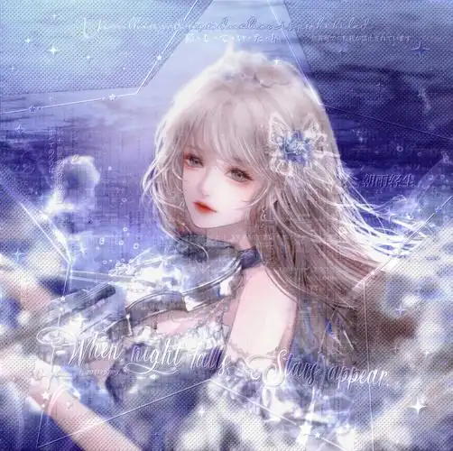 小提琴少女会图