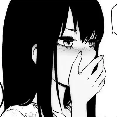 ins黑白动漫女头 超火的日系ins风漫画头像黑白女生高清好看图片_女生