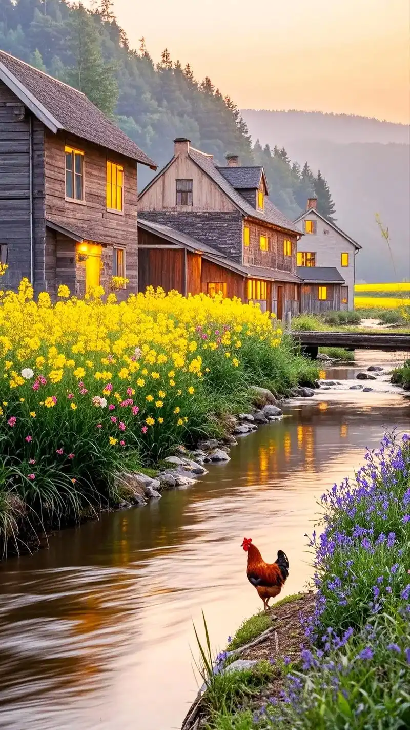 人到了一定的年纪,对乡村生活有了格外的向往.#唯美意境 #乡