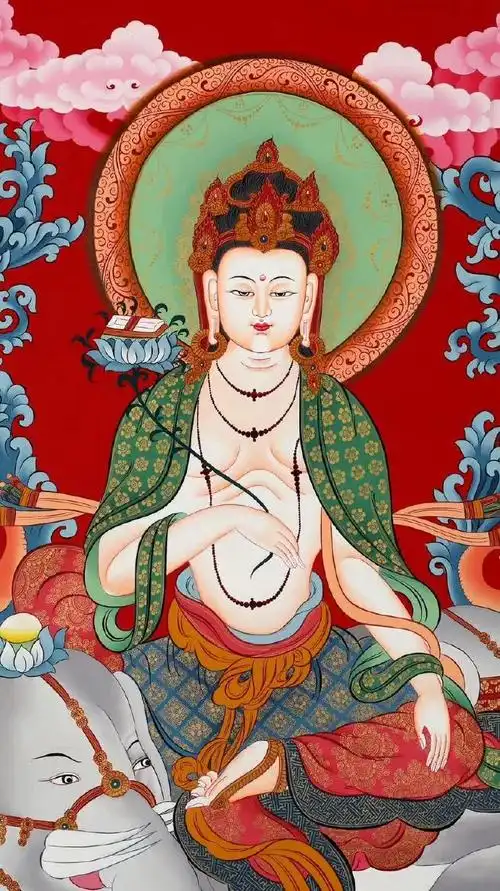 今日供养#普贤菩萨,近来会遇到贵人帮助,并伴有升迁加薪之喜.