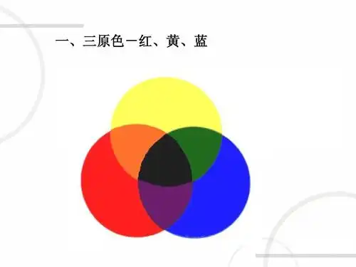 色彩构成-色彩三原色的认识-ppt