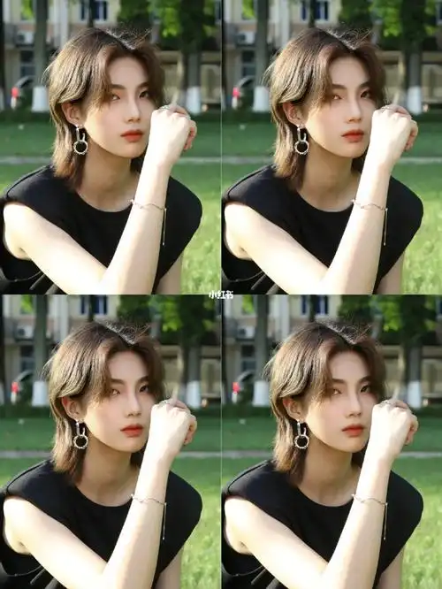 2022年最火女生日系发型97鲻鱼头狼尾锁骨 99鲻鱼头女版短发亚洲