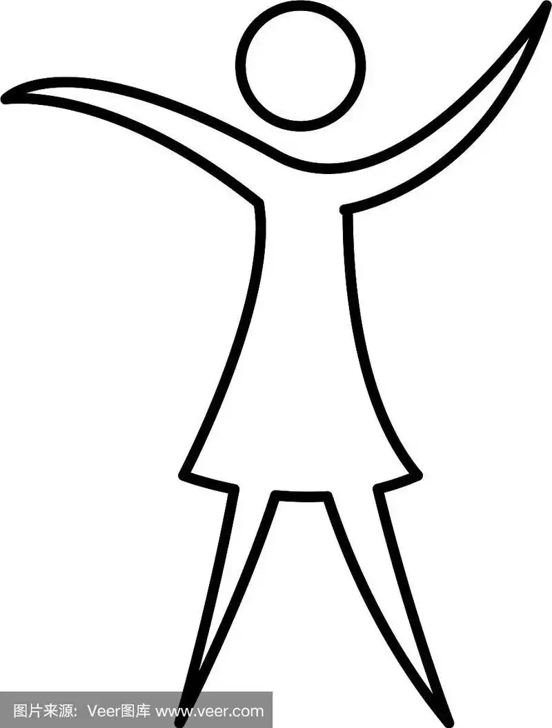 女人人形剪影