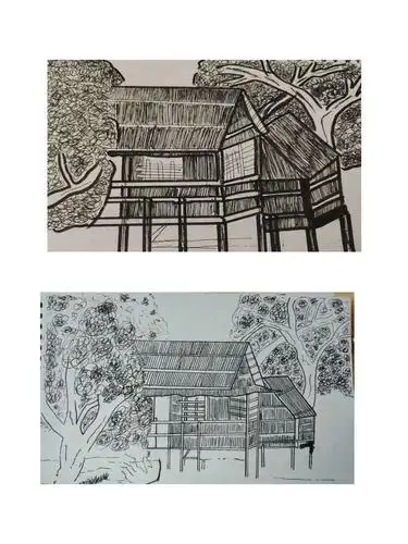 七年级《画家乡的风景》