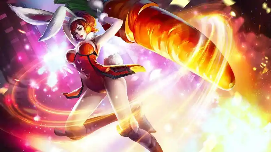 王者荣耀峡谷兔女郎花木兰同人插图完整版高清无水印-逗蟹下载