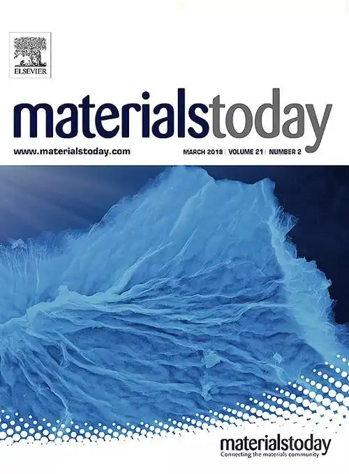 materials today 期刊封面1涉及领域having established the