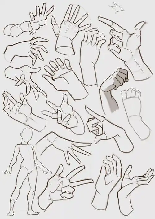 初学者可以临摹的画画素材广州艺考画室觉得这些范画够你画半年了