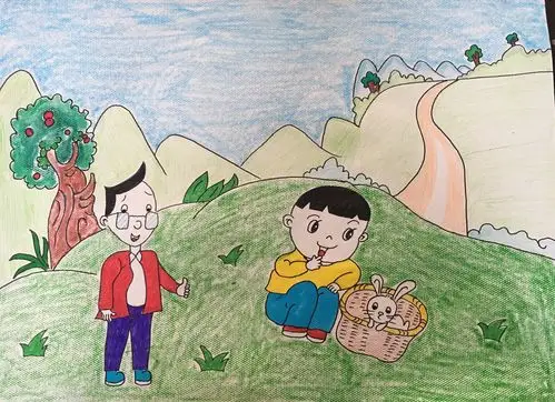 其它 绘童真童趣活动分为命题简笔画和自由创意绘画.