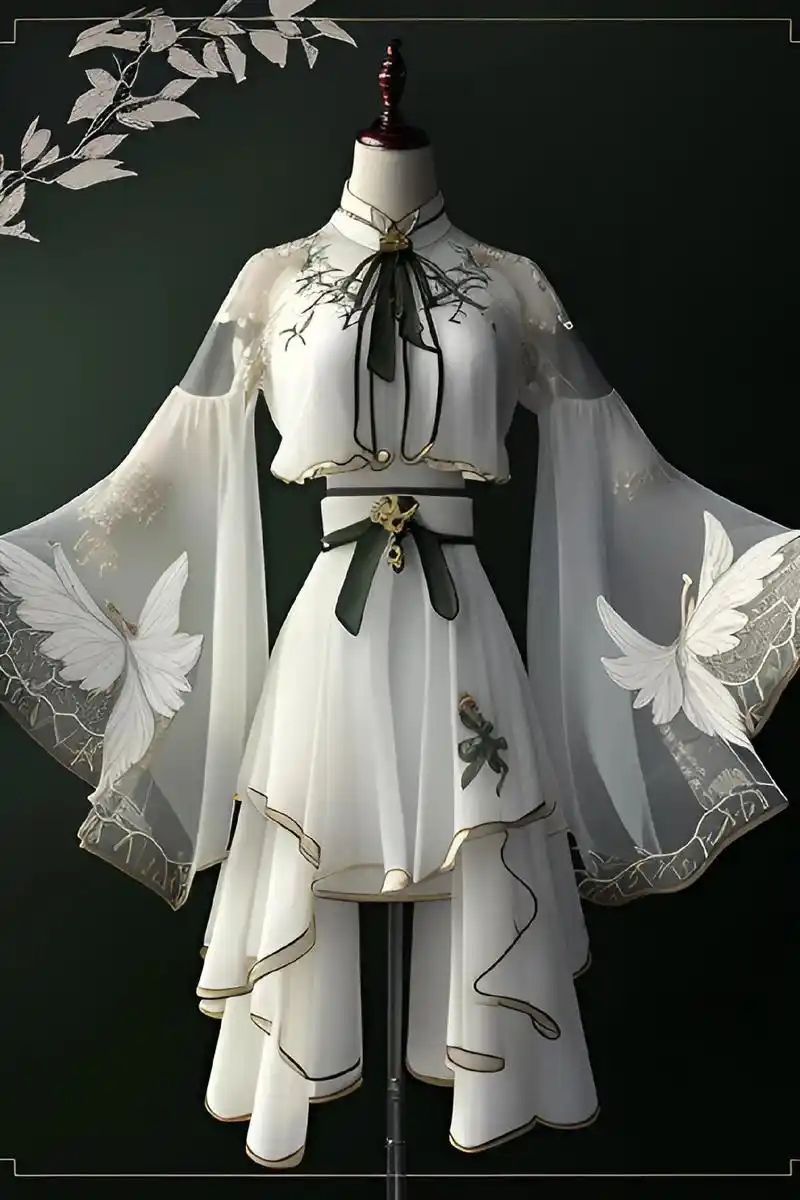 古装短袖服装设计.她们的优雅与自信,从来就与众不同!山河万 - 抖音