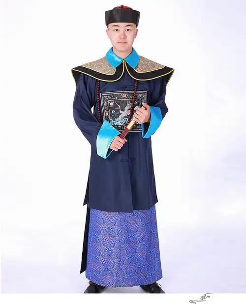 影视古装清朝文武一品大臣官服宫廷王爷上朝官衣万圣节僵尸演出服