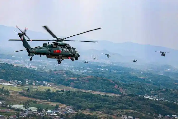 看武警空中劲旅振翅高飞