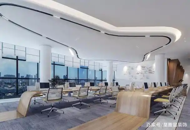 个性化办公室装修设计效果图案例